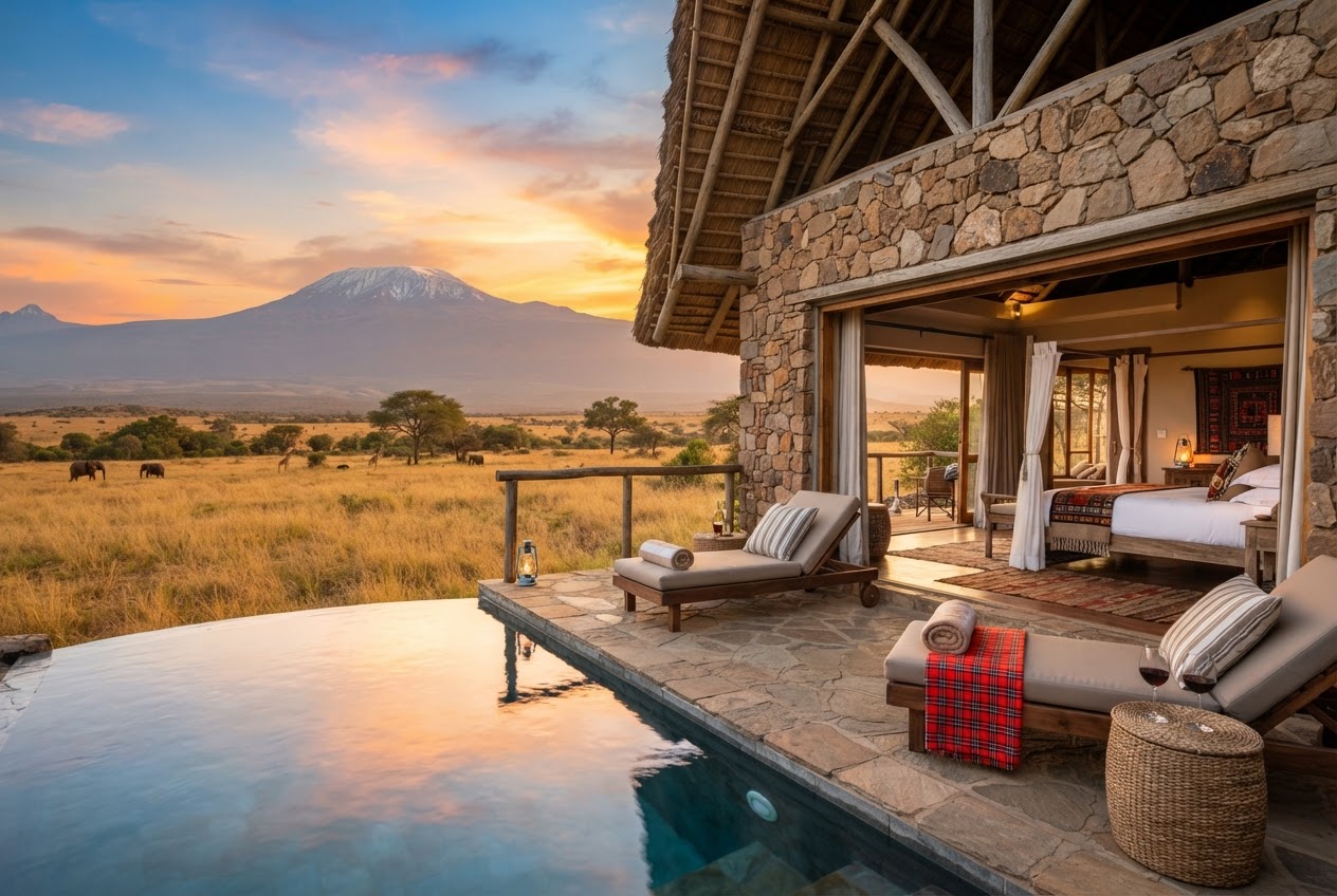 Illustrative Under Kenyan Stars honeymoon scenery