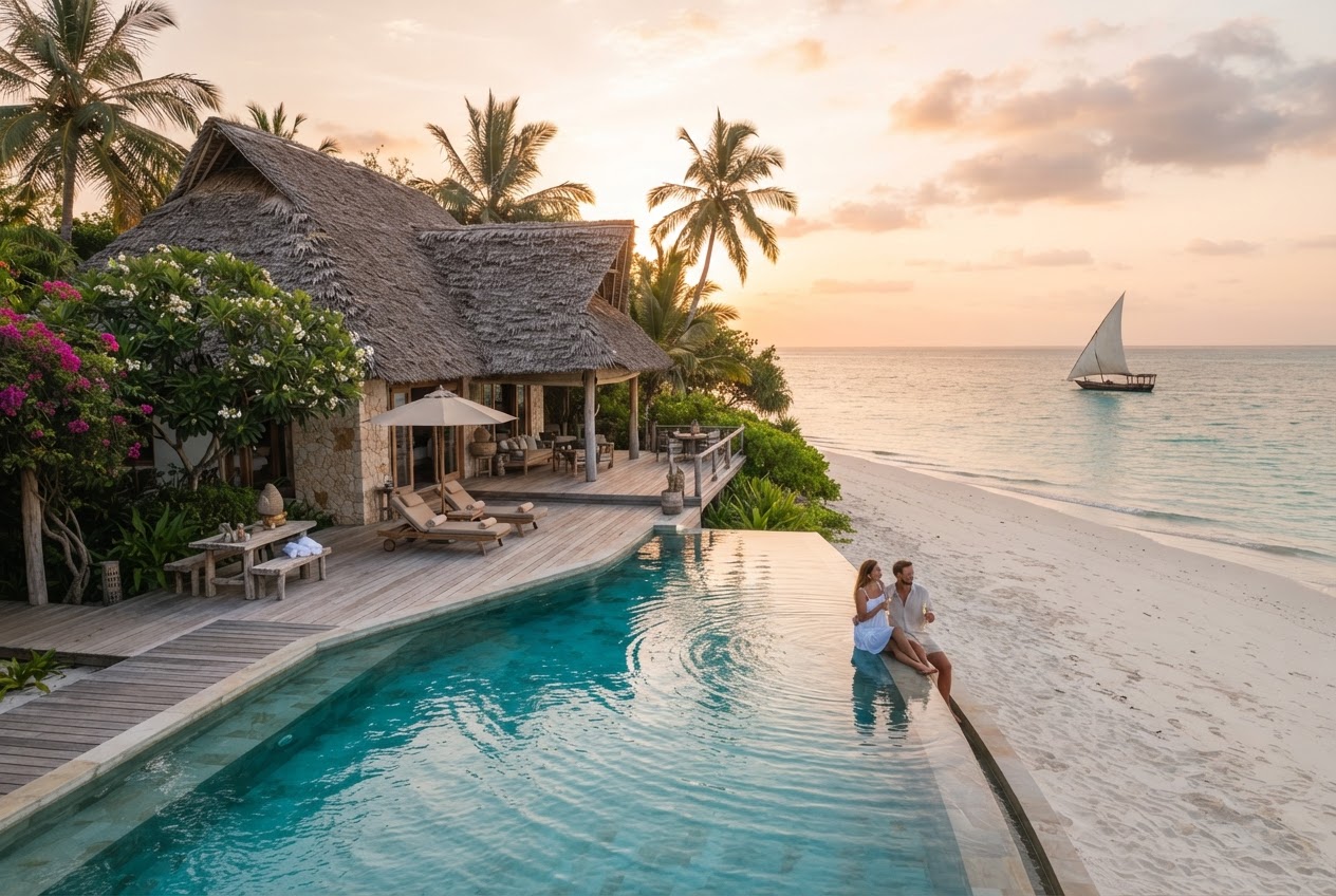 Illustrative Kenya Wilderness & Zanzibar honeymoon scenery